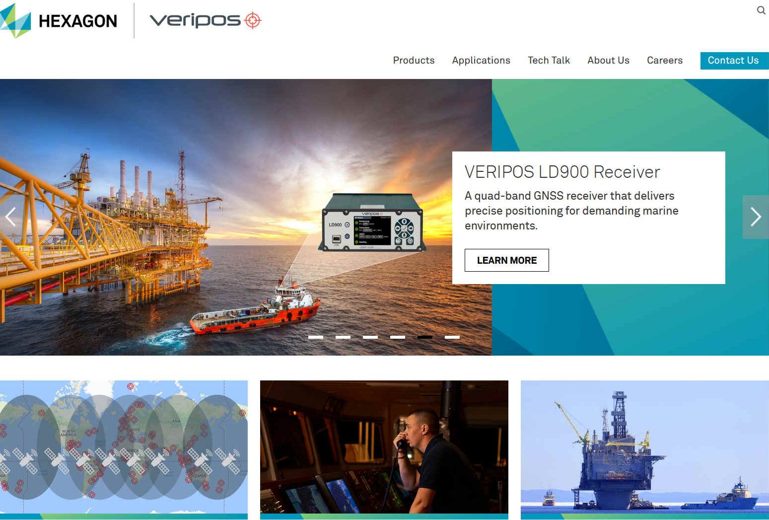 Veripos quad band GNSS receiver for precise positioning