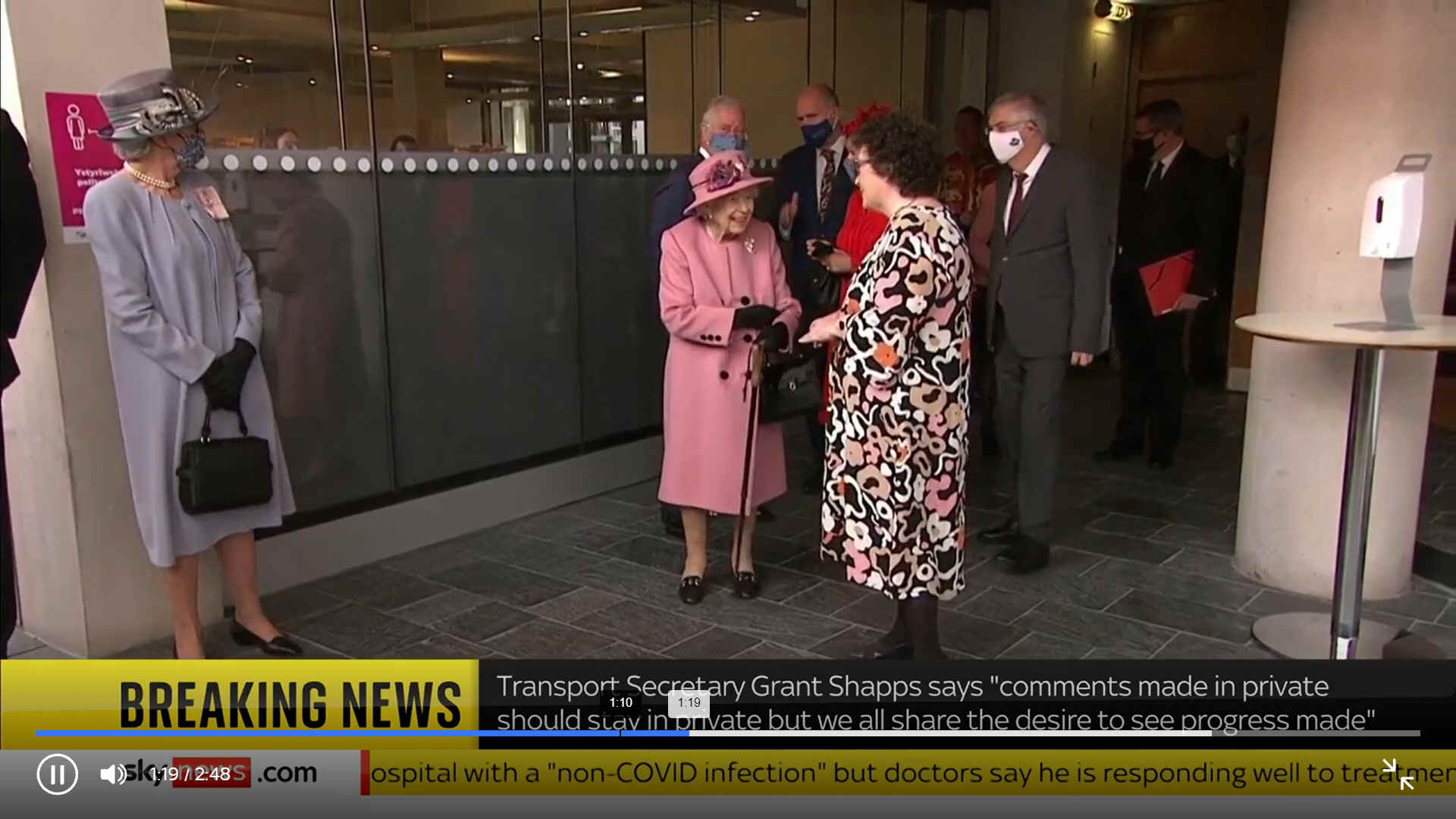 Queen Elizabeth opening ceremony in Scotland
