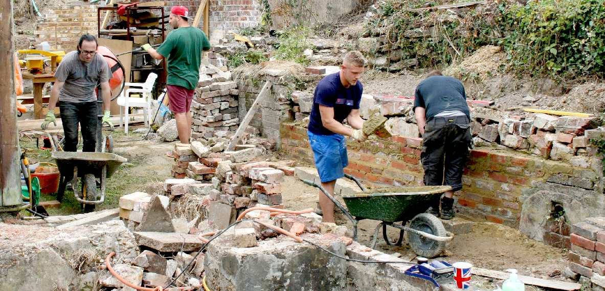 Students working in 2017, to turn chaos into order