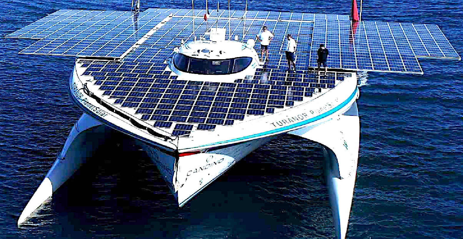 SOLAR RECORD TO BEAT - On the 27th of September 2010 Tranor PlanetSolar started on a journey around the world from Monaco. With this expedition, the initiators of the project aimed to focus the public awareness on the importance of renewable energies for environmental protection. After 584 days, Tranor PlanetSolar returned to Monaco on 4 May 2012 having sailing around the globe. According to the famous record book: "The longest journey by boat on solar power only is 32,410 nautical miles (60,023 km; 37,296 miles), by MS TRANOR PlanetSolar (Switzerland), which circumnavigated the world in a westward direction leaving Monaco on 27 September 2010, passing through the Panama Canal and returning to Monaco after 1 year 7 months and 7 days of navigation, on 4 May 2012, to be included in the Guinness Book of World Records. The Elizabeth Swann team aim to beat this long-standing world record, by not fueling with hydrogen, and only running on power from the sun, using the advanced tracking system to capture incoming solar radiation.